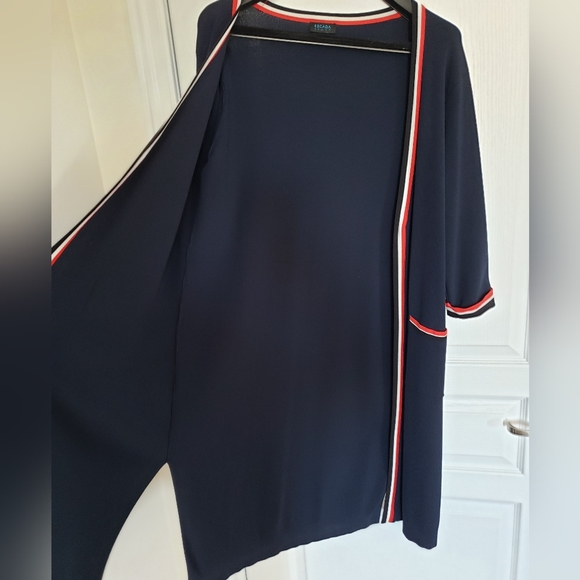 Escada 100% Silk Long Cardigan - Picture 3 of 6